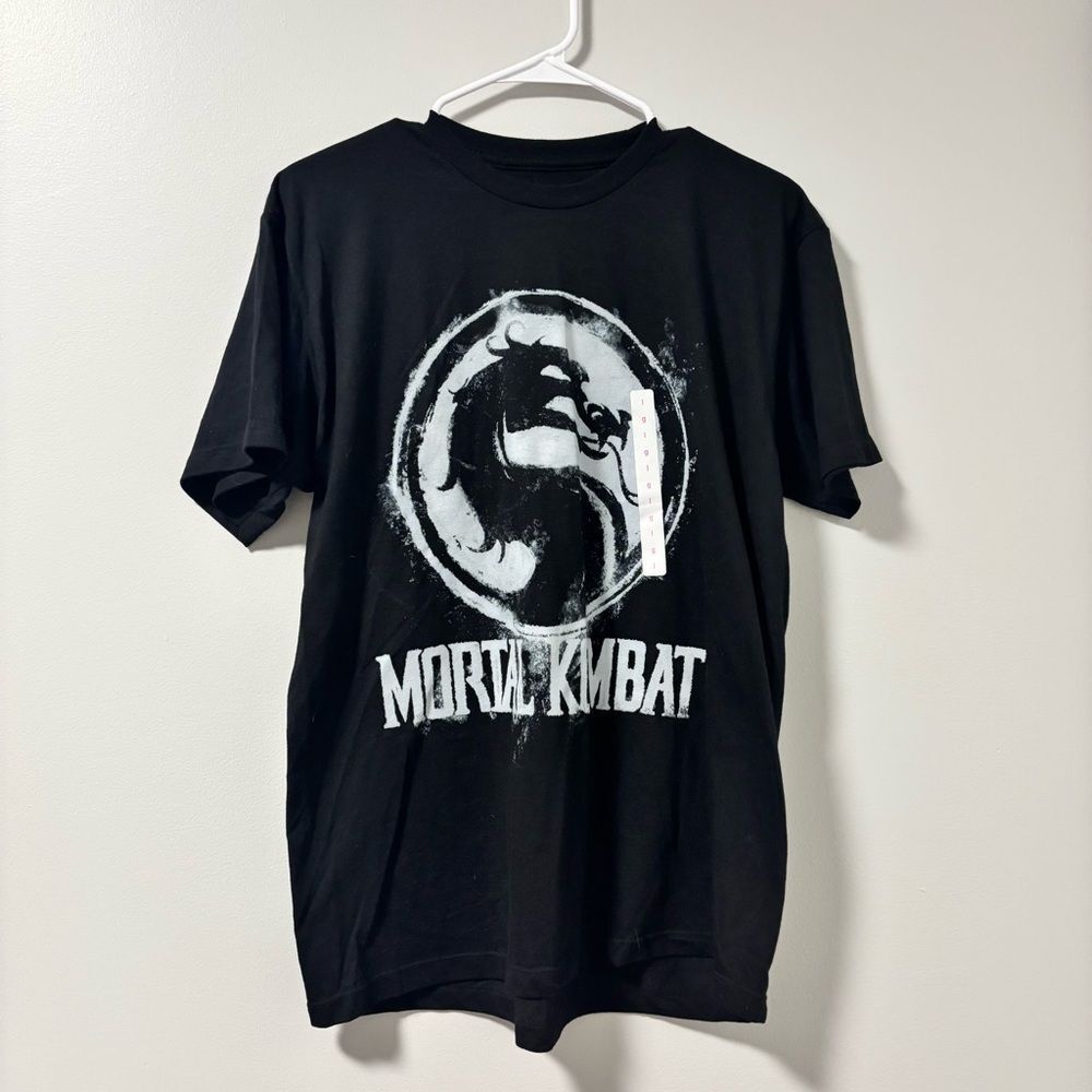 NWT Mortal Kombat Black Graphic T-Shirt Large